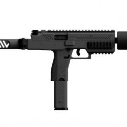Réplique airsoft Vorsk SMG VMP-1X gris avec silencieux 0.95J