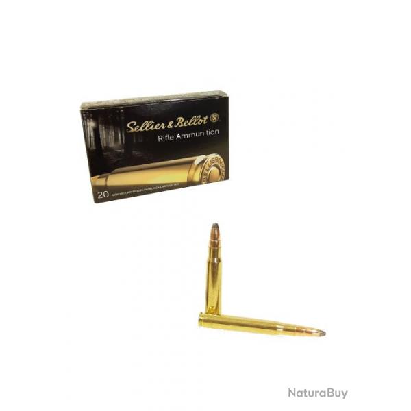 20 munitions Sellier & Bellot SPCE 8X64S 196GR 12.7G