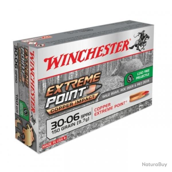 20 munitions Winchester Copper Impact .30-06 150 gr