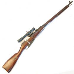 Mosin Nagant de 1943 type Sniper lunette PE calibre 7.62 x 54  numero 9634