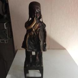 statuette en bronze XIXème hauteur 31 cm