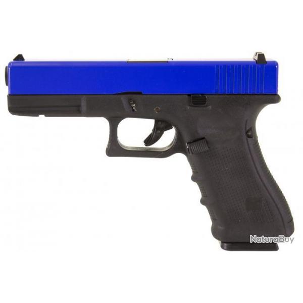 Rplique Airsoft GBB Raven EU7 Noir/Bleu Cal.6mm