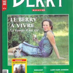 berry magazine 54 , le berry à vivre, nohant, micro brasseries, reliquaire , bourges