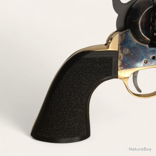 Plaquettes textures Colt 1851 Pietta noir
