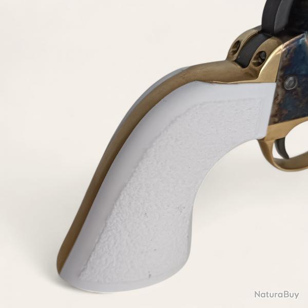 Plaquettes texturées Colt 1851 Pietta blanc