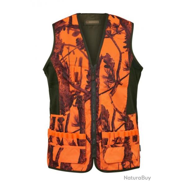 Gilet de chasse Savane rversible Ghostcamo Blaze Black Percussion