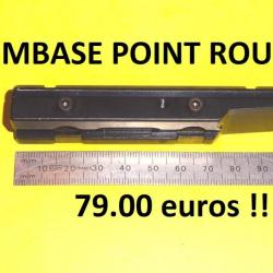 embase 21mm acier montage point rouge sur rail de 9mm type EAW WEAVER- VENDU PAR JEPERCUTE (D23H136)