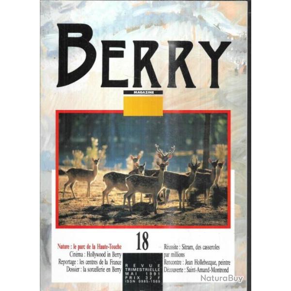 berry magazine 18 casseroles sitram, sorcellerie en berry , parc de la haute touche