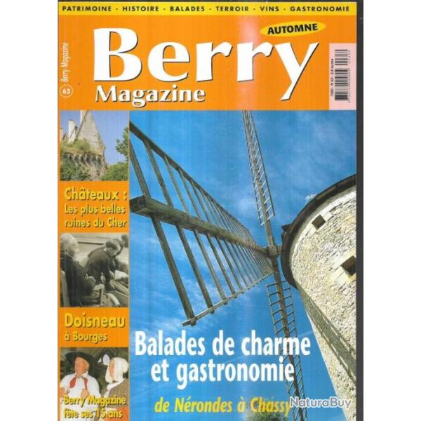 berry magazine 63 doisneau  borges, just veillat, chateaux disparus en berry, albert laprade