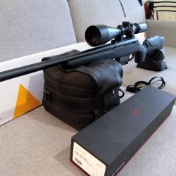 Carabine Tikka T3x CTR 308win + Lunette Kite Optics KSP HD2 2,5-15x56 réticule BDC + montages Warne