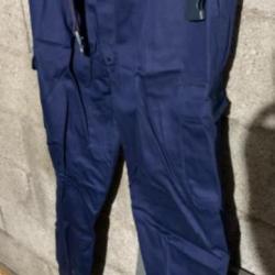 Pantalon travail taille 48 qualité pompier feu et électricité 2 poches soufflés avec ceinture