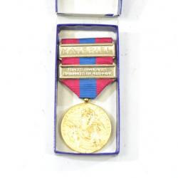 Médaille Défense Nationale or avec barrette MATERIEL et FORCES FRANCAISES STATIONNEES EN ALLEMAGNE