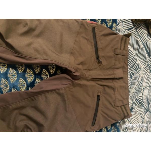 Pantalon de chasse femme Solognac RESISTANT IMPERMEABLE SUPERTRACK 500