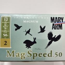 Munition Mary Arm Mag.Speed.50 - Cal. 12 x1 boite