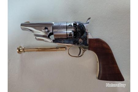 Révolver poudre noire Pietta 1860 Colt Army Sheriff acier ca