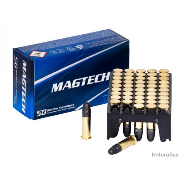 VENTE FLASH ! Balles Magtech 22LR Standard LRN SV - Pack de 500 munitions - PROMO !