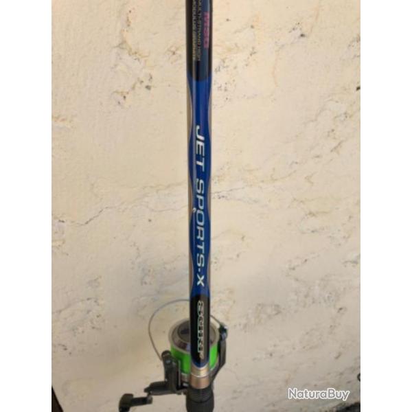 Ensemble surf casting canne , moulinet shimano et Daiwa