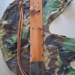 Fourreau M6 pour USM3 leather scabbard for M3 knife WW2 MILITARIA US PARATROOPER