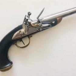 Pistolet silex d'officier avec marquage M. 1826