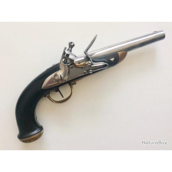 Pistolet silex d'officier avec marquage M. 1826