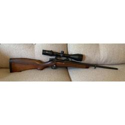 vends carabine Remington 243 avec lunette 3-12x56 RD