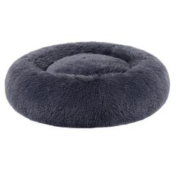 Panier pour chien lit pour chat doux 60 cm gris fonc&eacute; 12_0001122