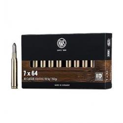 Munitions RWS calibre 7x64 ID Classic 162gr - 10.5g x20