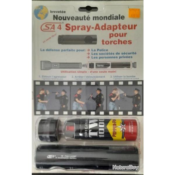 Spray adaptateur pour torche Vintage dans sa bote d'origine de marque SA4