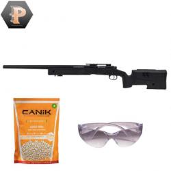 Sniper Airsoft FN SPR A2 ressort 6mm 30bbs 1.7J + billes + lunette
