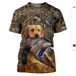 !!! SUPER PROMO !!! Tee-shirt réaliste chasse. Canard    taille de S à 6XL n°1
