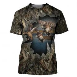 !!! SUPER PROMO !!! Tee-shirt réaliste chasse. Canard    taille de S à 6XL n°2