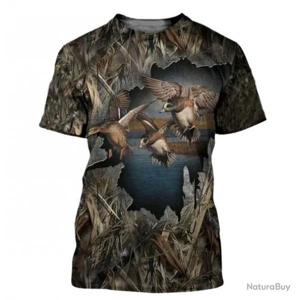 !!! SUPER PROMO !!! Tee-shirt raliste chasse. Canard    taille de S  6XL n2