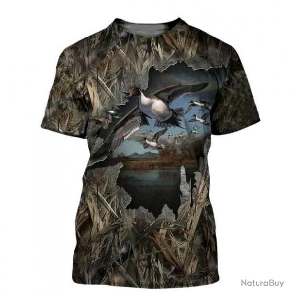 !!! SUPER PROMO !!! Tee-shirt raliste chasse. Canard    taille de S  6XL n3