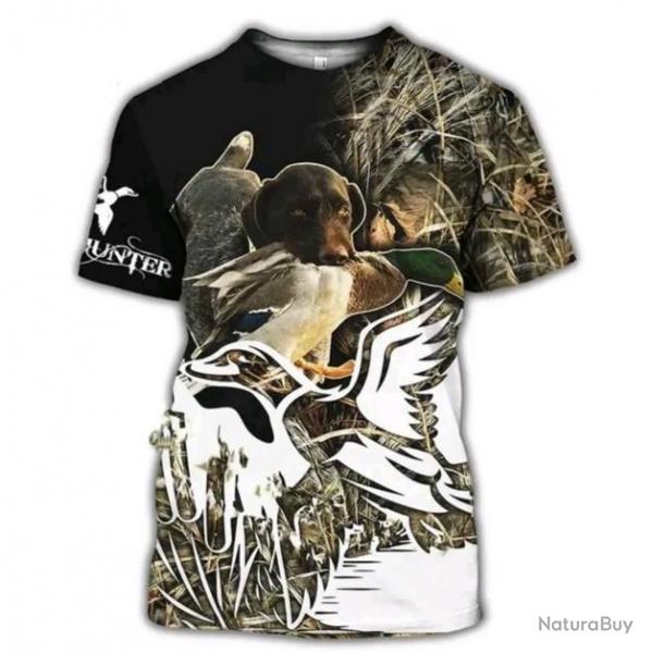 !!! SUPER PROMO !!! Tee-shirt raliste chasse. Canard    taille de S  6XL n5