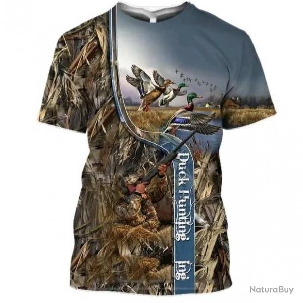 !!! SUPER PROMO !!! Tee-shirt raliste chasse. Canard    taille de S  6XL n7