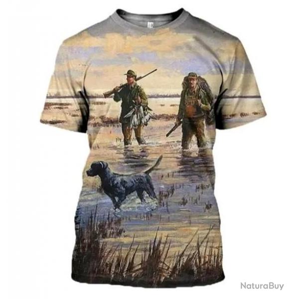 !!! SUPER PROMO !!! Tee-shirt raliste chasse. Canard    taille de S  6XL n14