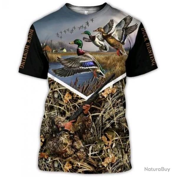 !!! SUPER PROMO !!! Tee-shirt raliste chasse. Canard    taille de S  6XL n16