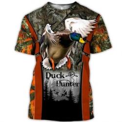 !!! SUPER PROMO !!! Tee-shirt réaliste chasse. Canard    taille de S à 6XL n°17