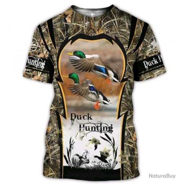 !!! SUPER PROMO !!! Tee-shirt raliste chasse. Canard    taille de S  6XL n18