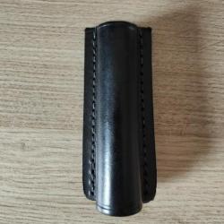 LEATHER HOLSTER FOR MINI MAGLITE AA FLASHLIGHTS