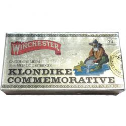 Boite pleine de cartouches 30-30 Winchester commemorative Klondike