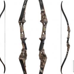 Arc recurve chasse T/D Sanlida Osprey 58 pouces RH Camo 58" 45 lbs