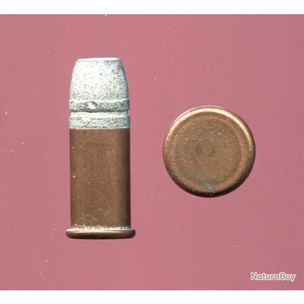 .44 Henry Flat RF Short case - balle plomb mplate  2 gorges - tui cuivre de 21 mm