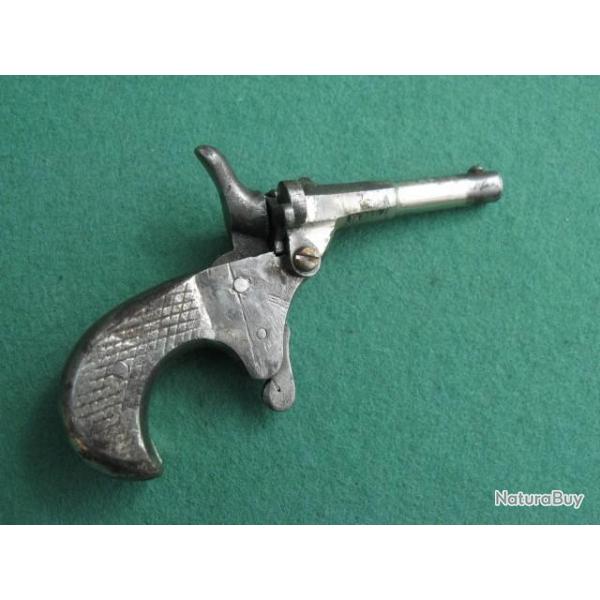 Petit Pistolet vlo-dog Nickel 6 mm Flobert balle ronde