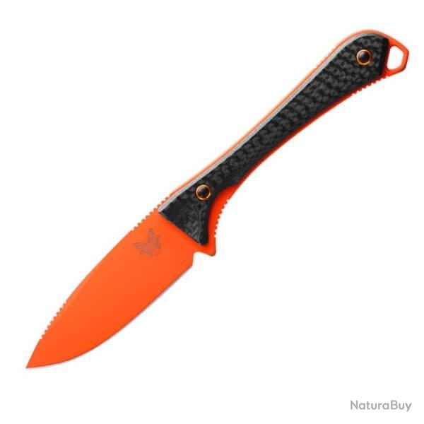 Couteau fixe outdoor Benchmade Altitude orange