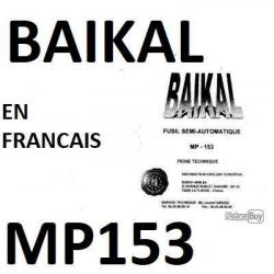 notice BAIKAL MP153 en FRANCAIS (envoi par mail) - VENDU PAR JEPERCUTE (m1698)