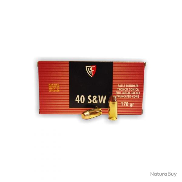 50 MUNITIONS FIOCCHI CAL 40 S&W 170GR FMJTC CART FIOCCHI C/40 SW FMJTC 170 GR