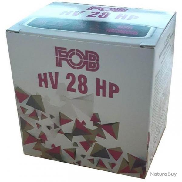 FOB SUBSTITUT HV 28 HP STEEL PLOMB 7A Calibre 28/70 18g ACIER boite de 25