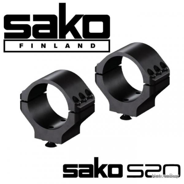 SAKO Optilock Colliers bas 30mm Low One Ring S588207138