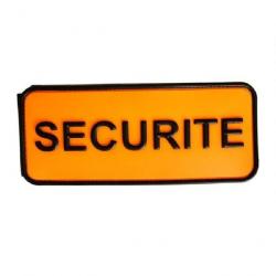 PRECO : BRASSARD EN GOMME ORANGE FLUORESCENT - SECURITE